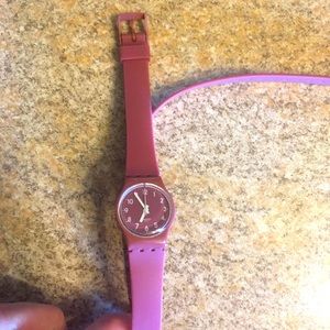 SWATCH watch with long strap
